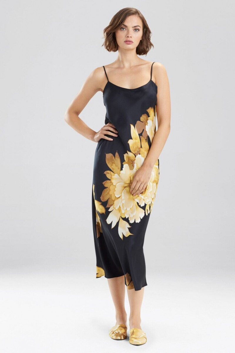 Moa Aberg featured in  the Josie Natori lookbook for Pre-Spring 2020