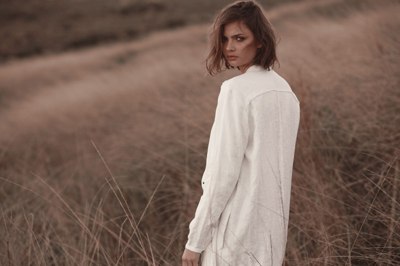 Moa Aberg featured in  the Rowie the Label advertisement for Winter 2016