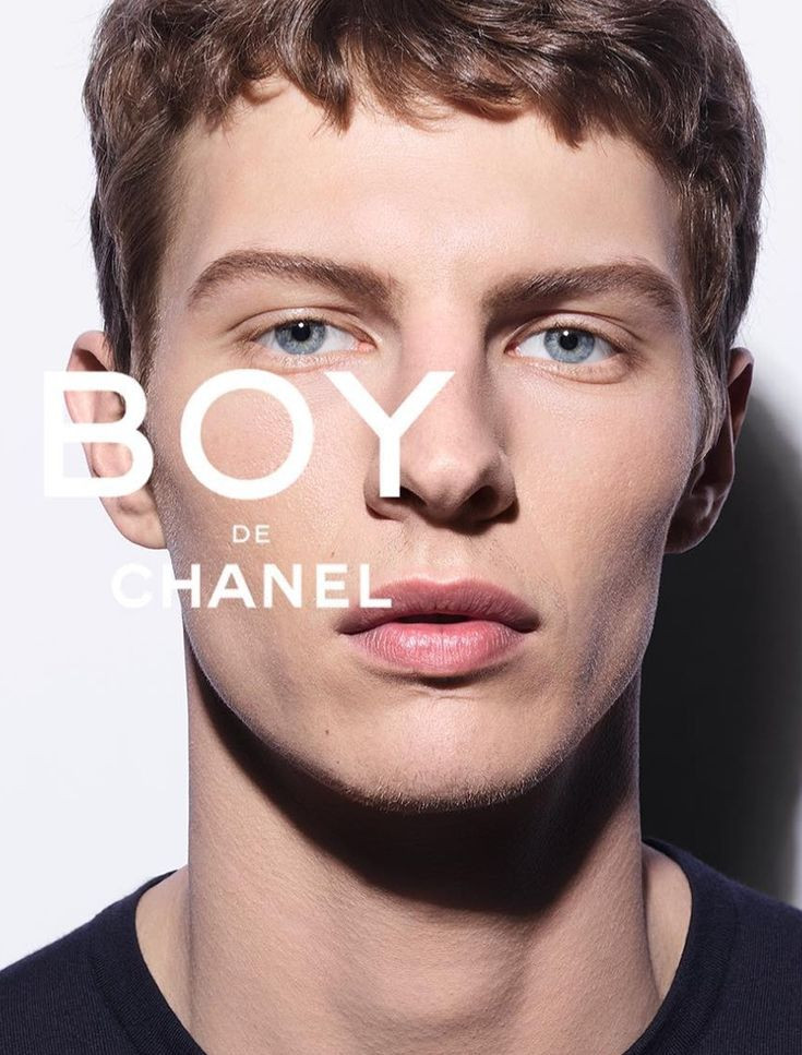 Tim Schuhmacher featured in  the Chanel Beauty Boy de Chanel advertisement for Winter 2018