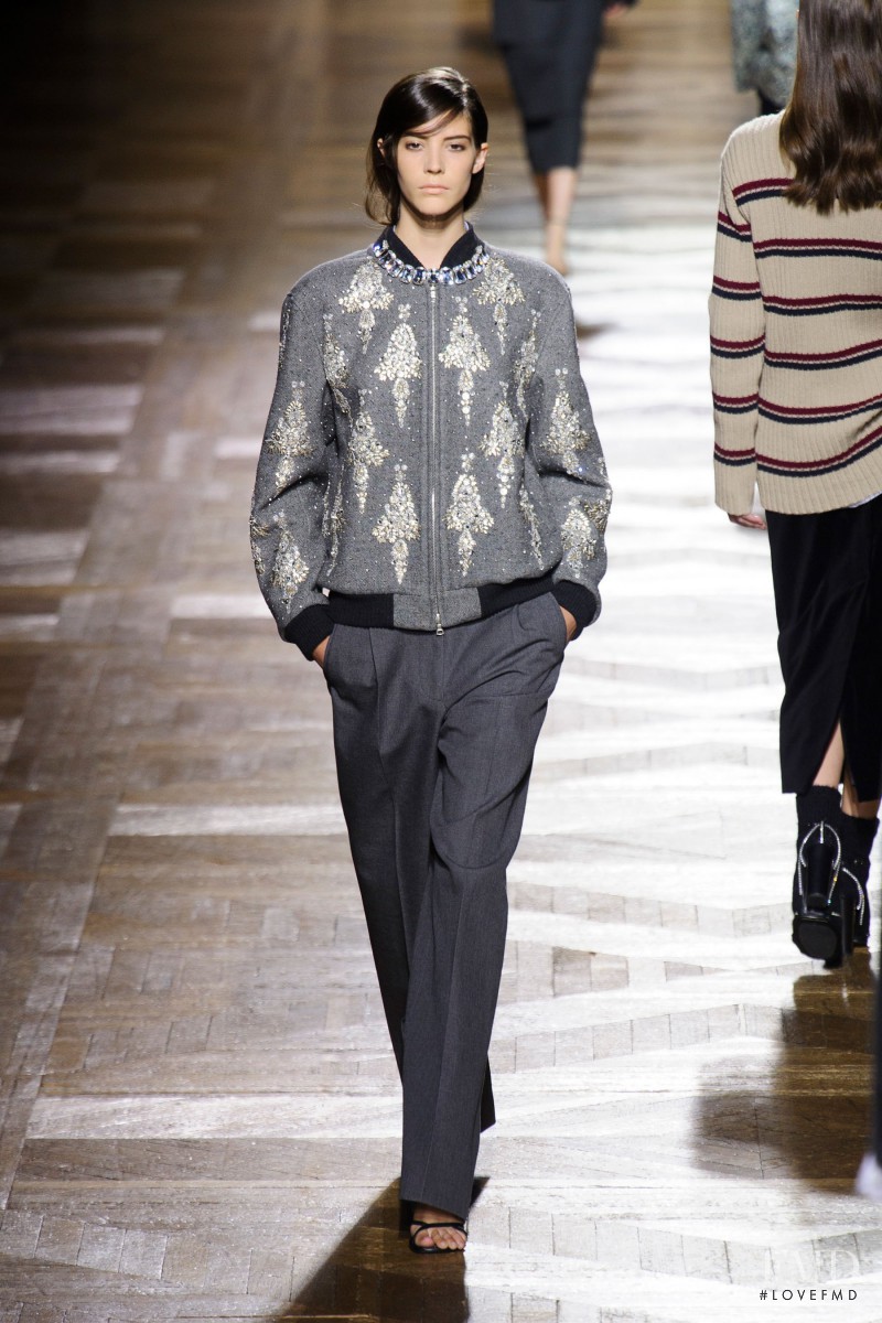Carla Ciffoni featured in  the Dries van Noten fashion show for Autumn/Winter 2013
