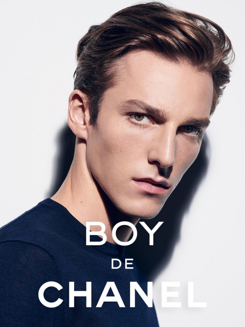 Quentin Demeester featured in  the Chanel Beauty Boy de Chanel advertisement for Summer 2021