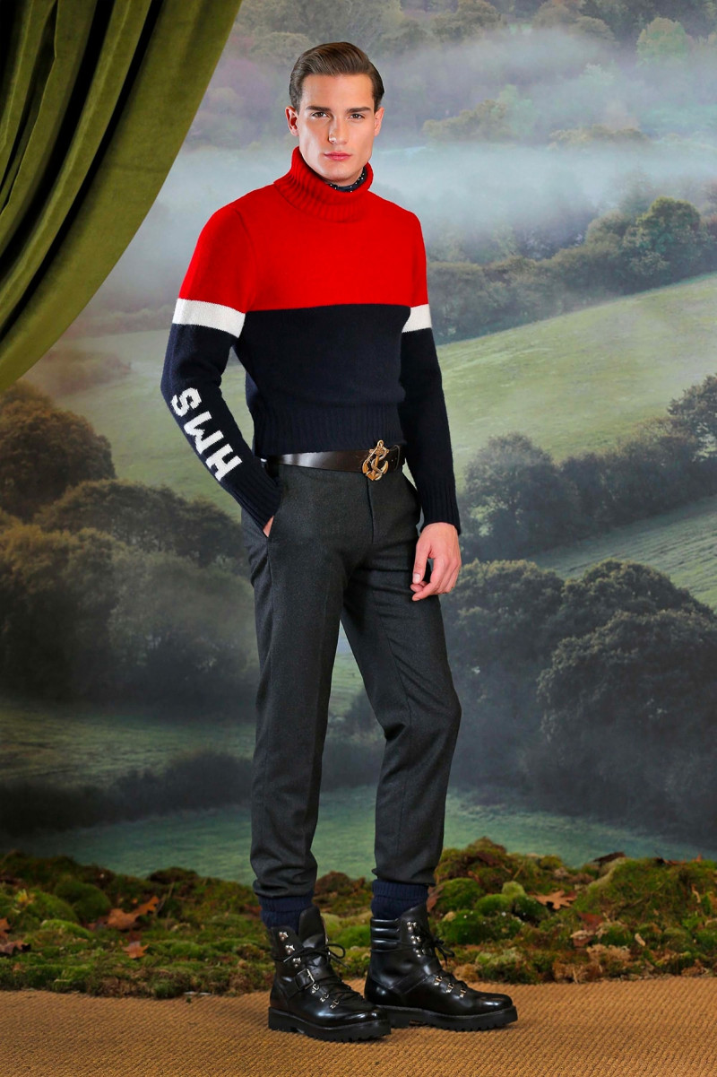 Zoran Karan featured in  the Ralph Lauren Purple Label fashion show for Autumn/Winter 2018