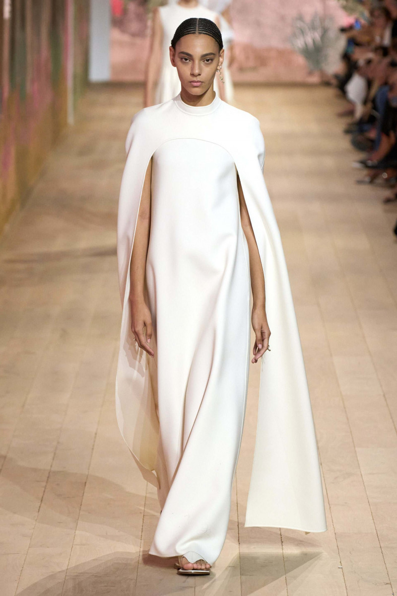 Rosanna Ovalles featured in  the Christian Dior Haute Couture fashion show for Autumn/Winter 2023