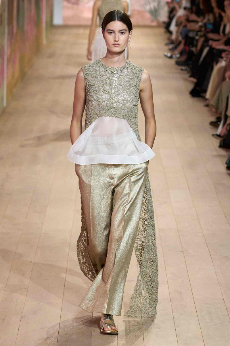 Noor Elliott featured in  the Christian Dior Haute Couture fashion show for Autumn/Winter 2023