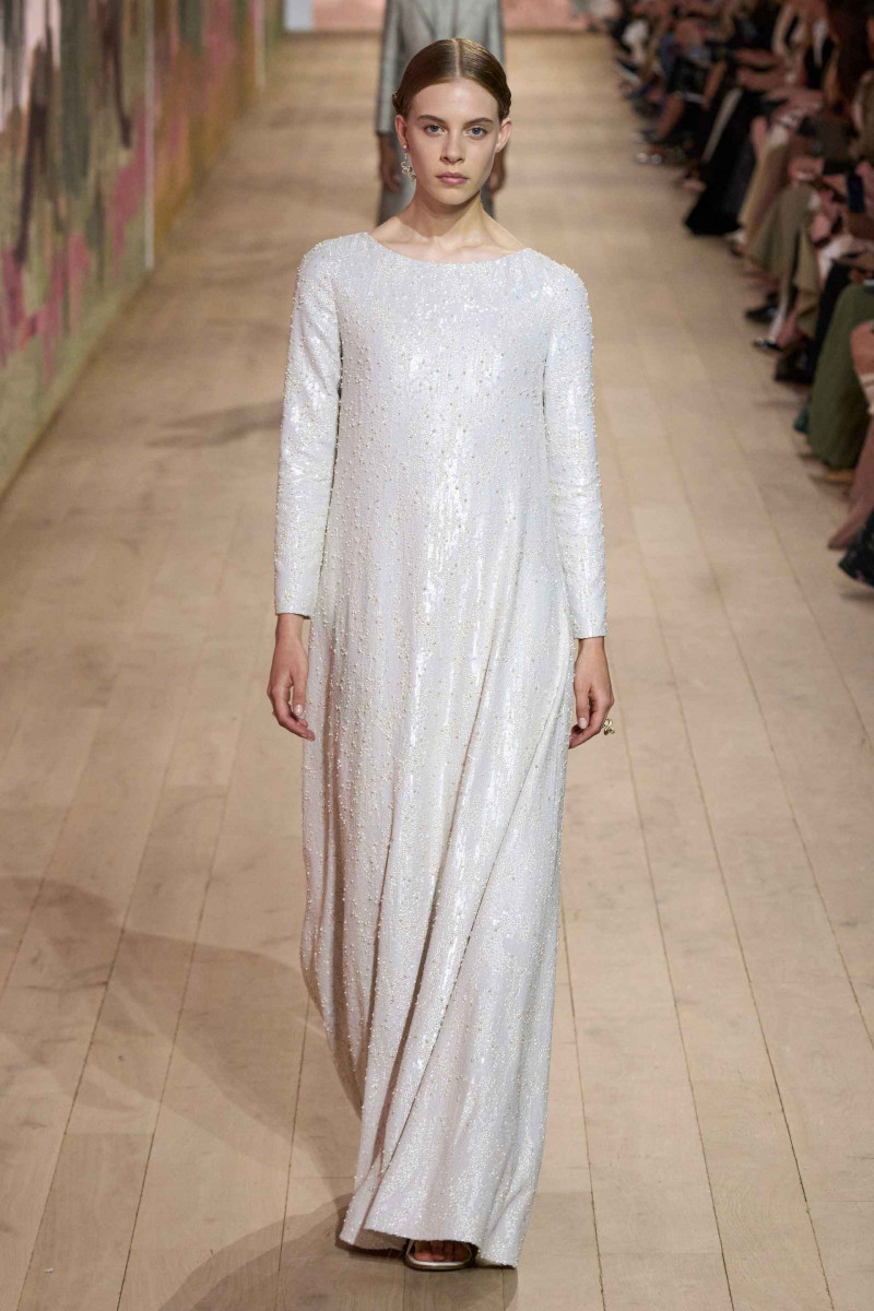 Anouk Smits featured in  the Christian Dior Haute Couture fashion show for Autumn/Winter 2023