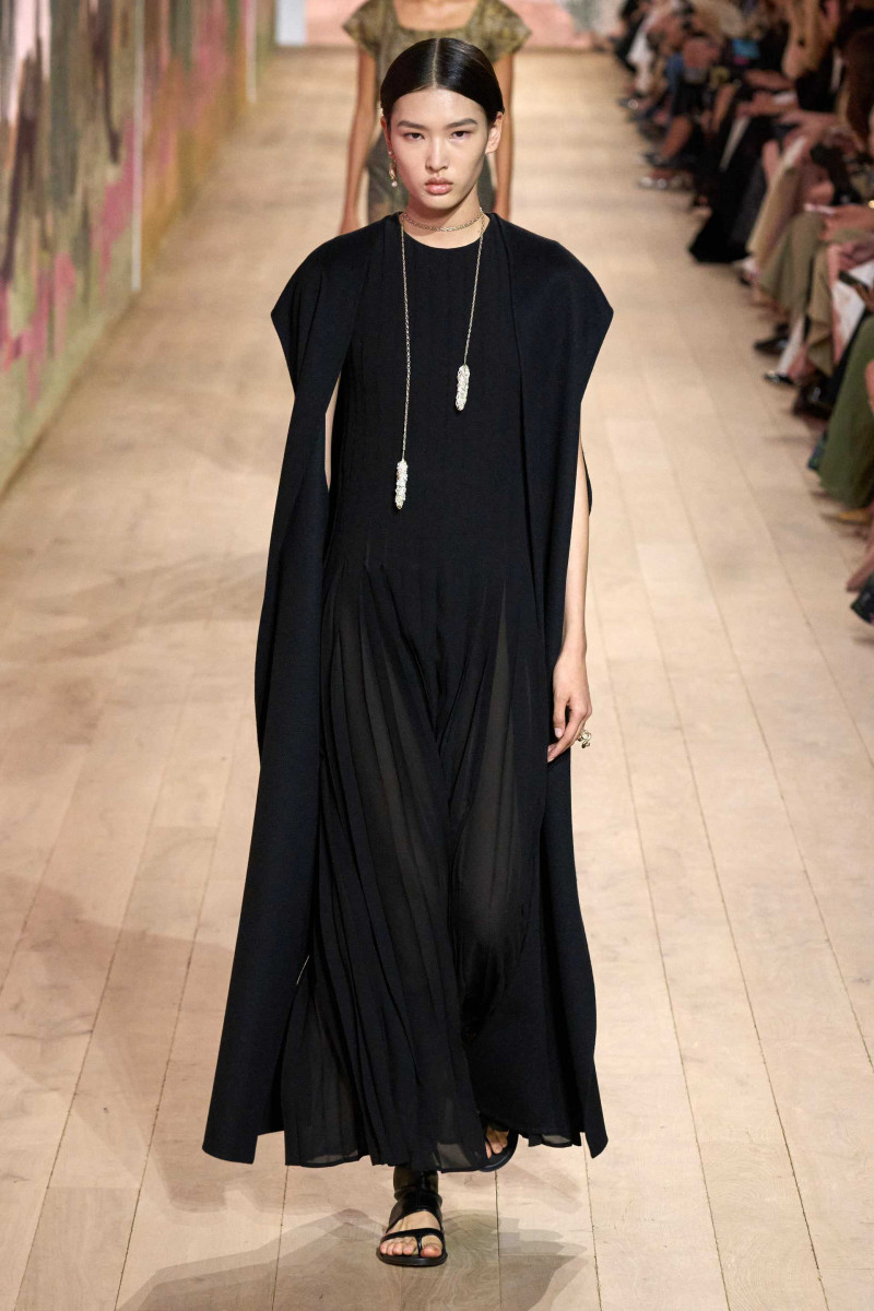 Ying Ouyang featured in  the Christian Dior Haute Couture fashion show for Autumn/Winter 2023