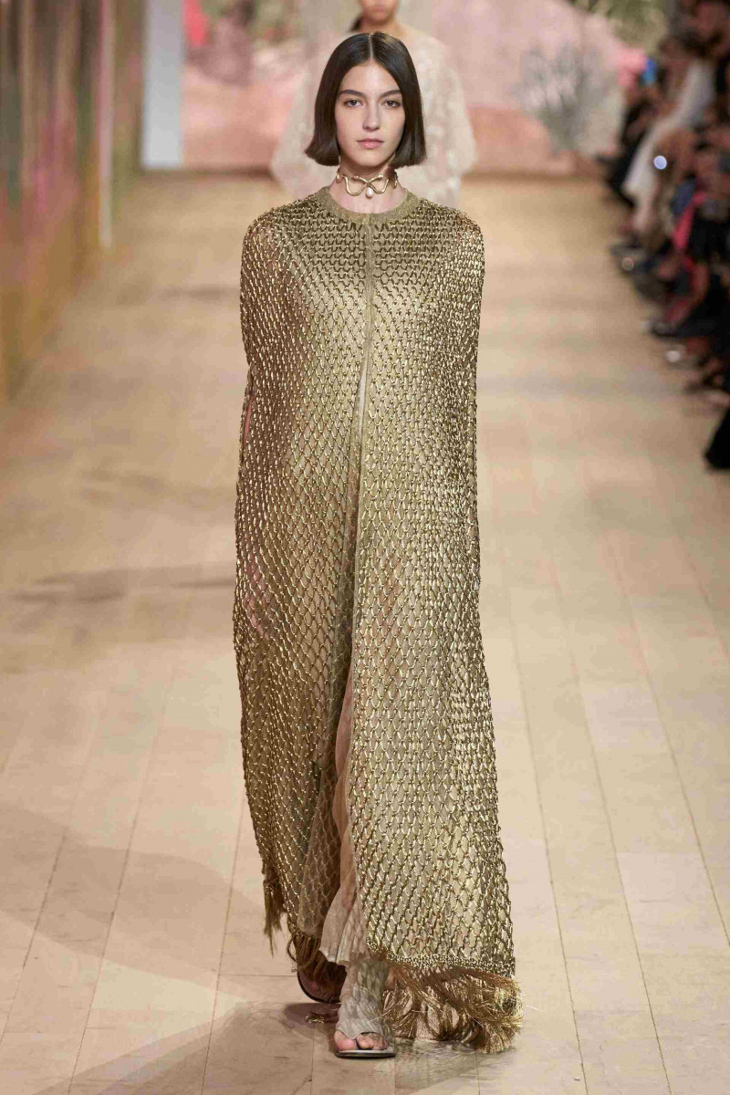 Julia Ardon featured in  the Christian Dior Haute Couture fashion show for Autumn/Winter 2023