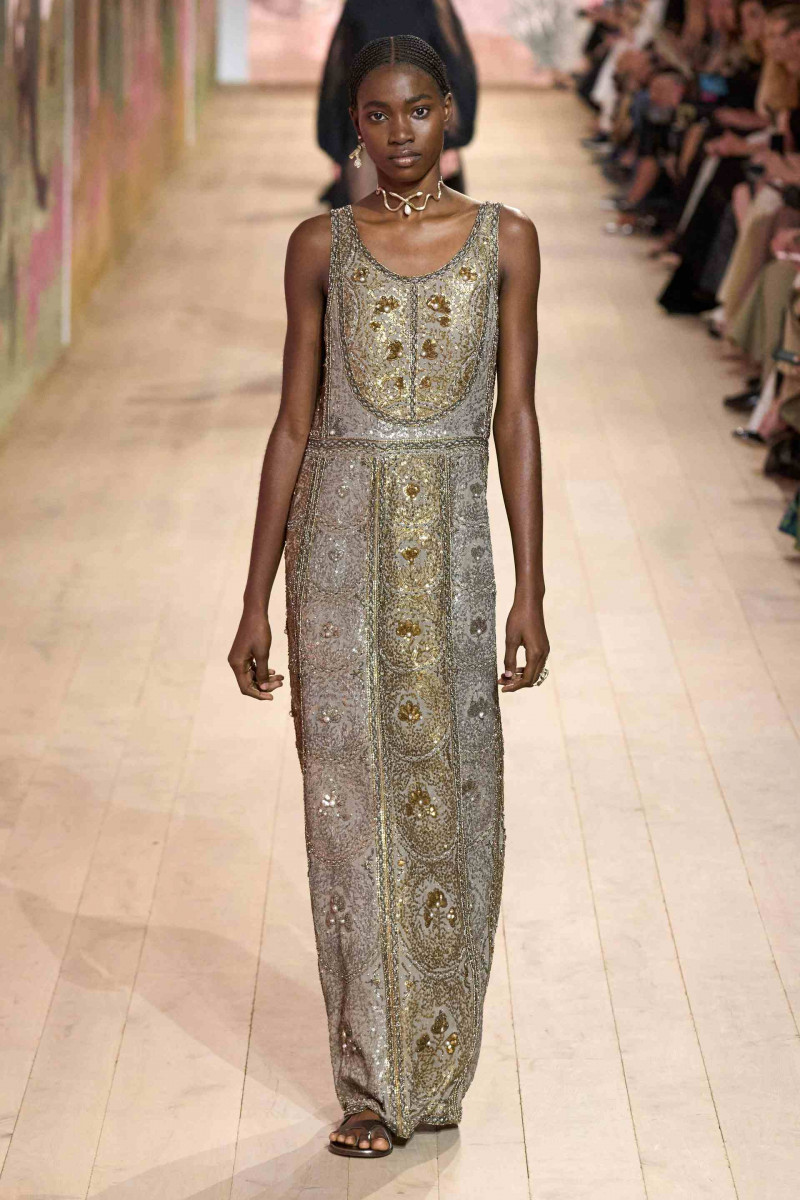 Gifty Emmanuel featured in  the Christian Dior Haute Couture fashion show for Autumn/Winter 2023