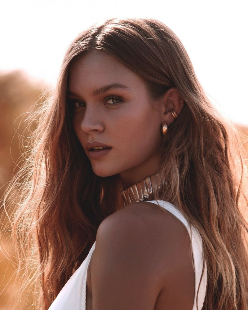 Josephine Skriver featured in  the fcuk advertisement for Autumn/Winter 2022