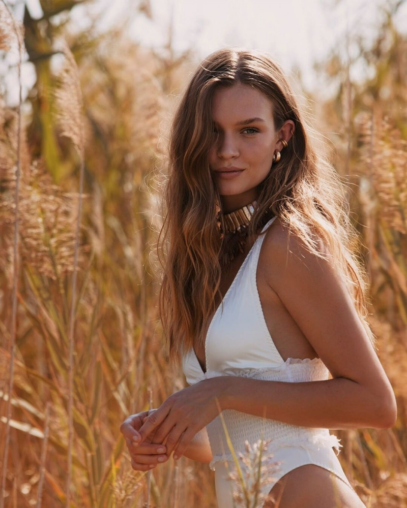 Josephine Skriver featured in  the fcuk advertisement for Autumn/Winter 2022