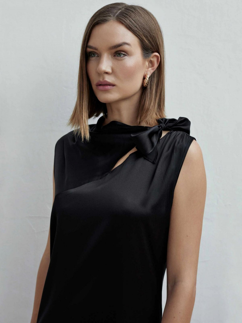 Josephine Skriver featured in  the Rosemunde advertisement for Pre-Fall 2022