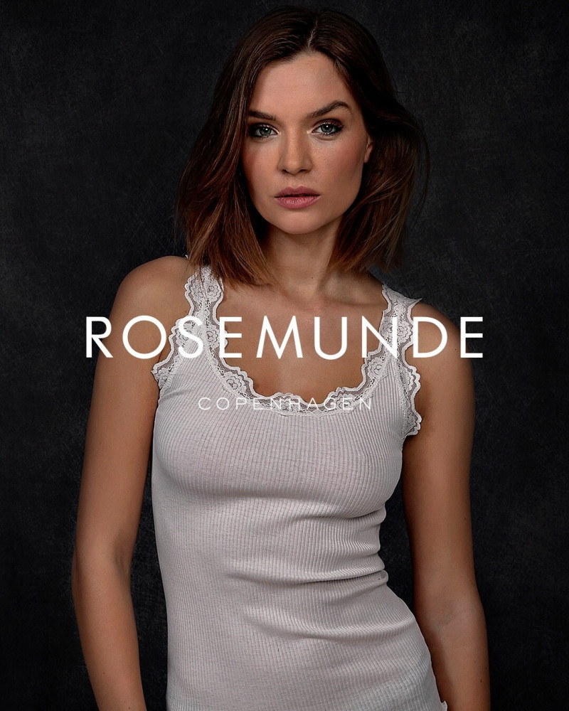 Josephine Skriver featured in  the Rosemunde advertisement for Pre-Fall 2022