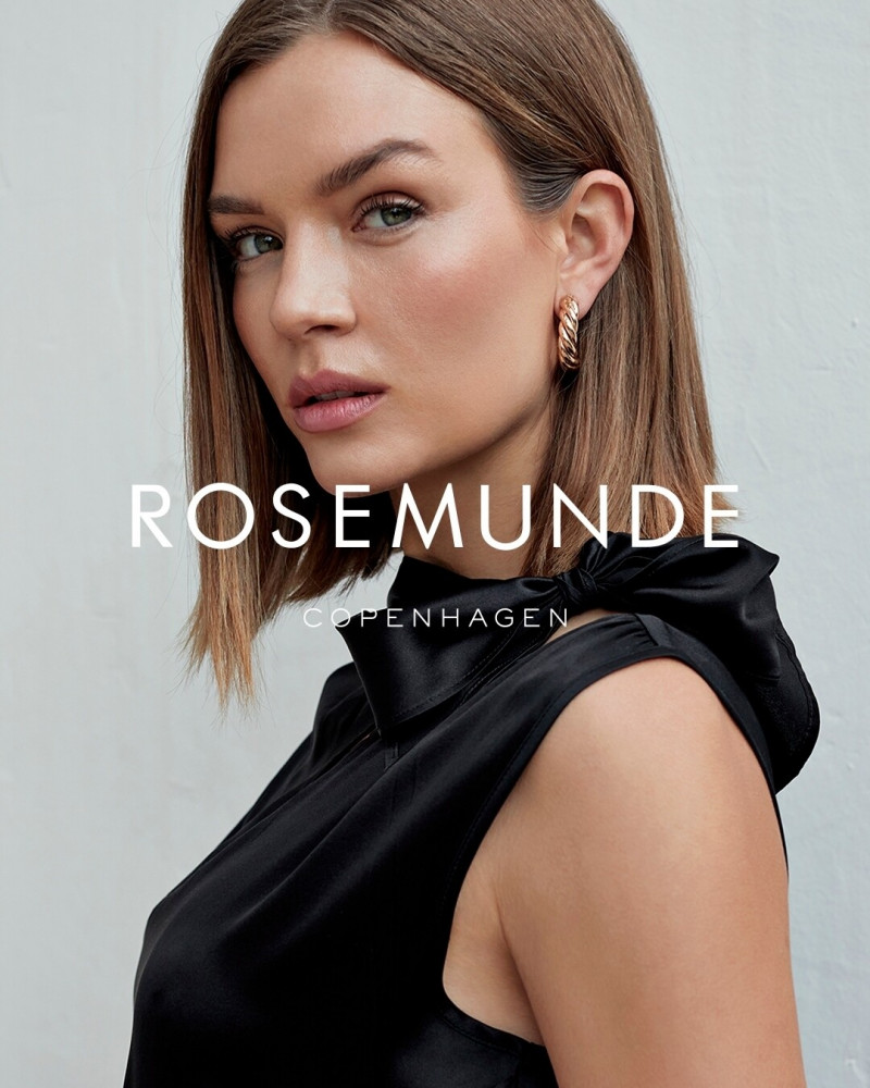 Josephine Skriver featured in  the Rosemunde advertisement for Pre-Fall 2022