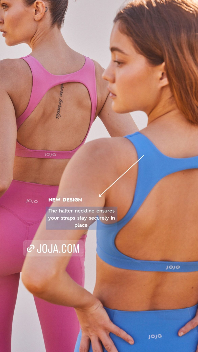 Josephine Skriver featured in  the JoJa advertisement for Summer 2022