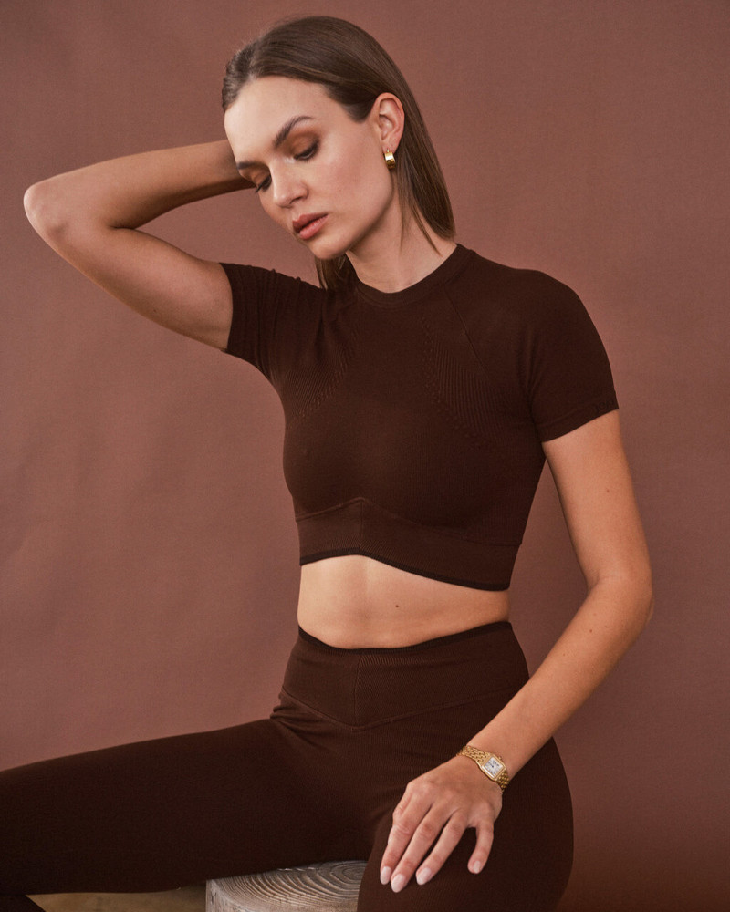 Josephine Skriver featured in  the JoJa advertisement for Holiday 2022
