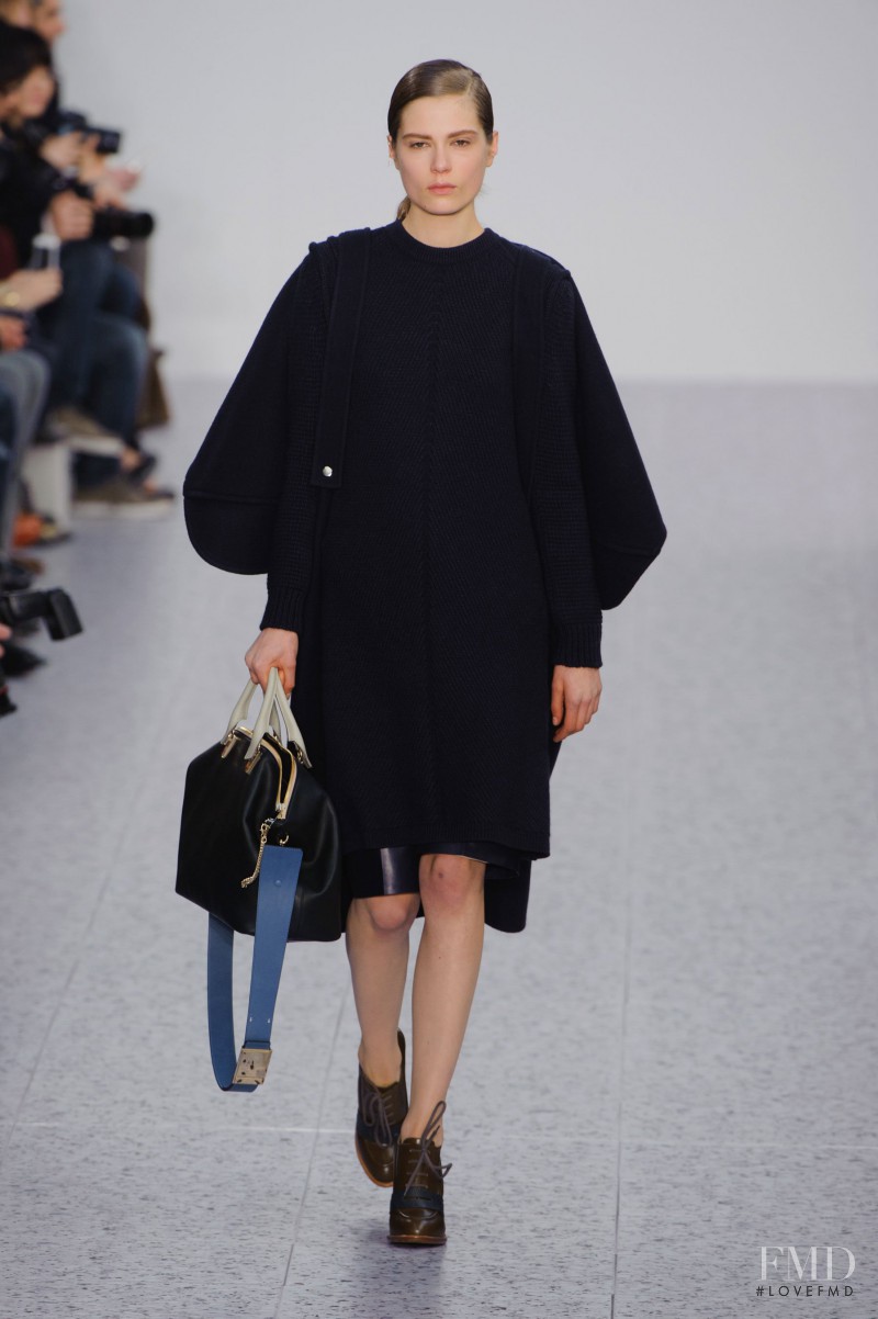 Caroline Brasch Nielsen featured in  the Chloe fashion show for Autumn/Winter 2013