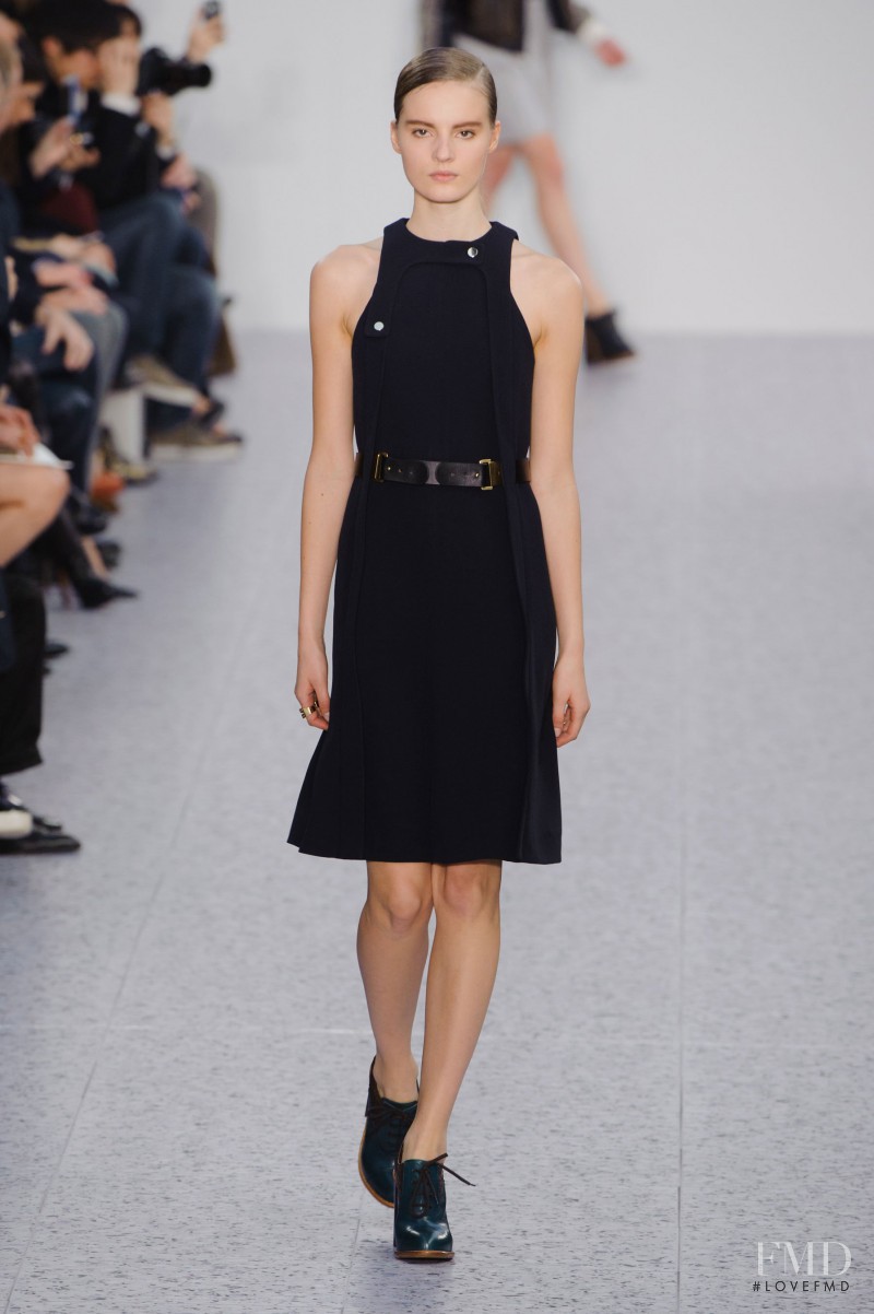 Tilda Lindstam featured in  the Chloe fashion show for Autumn/Winter 2013