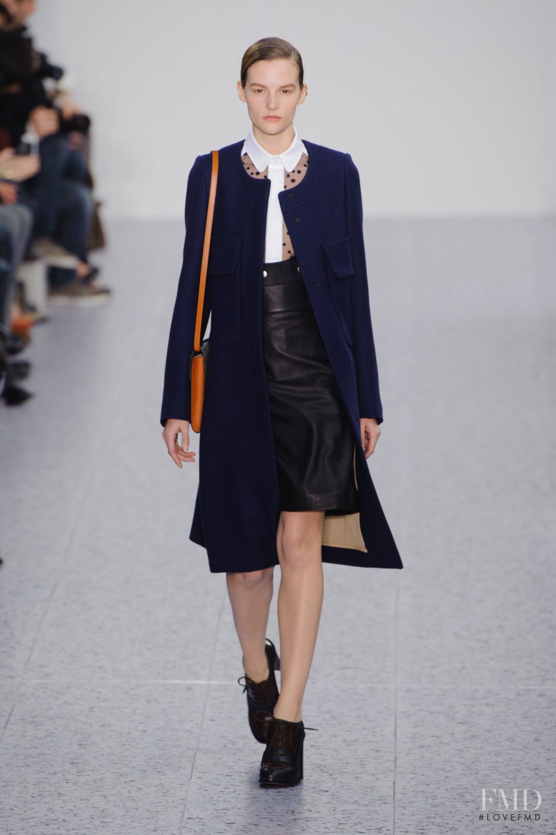 Sara Blomqvist featured in  the Chloe fashion show for Autumn/Winter 2013
