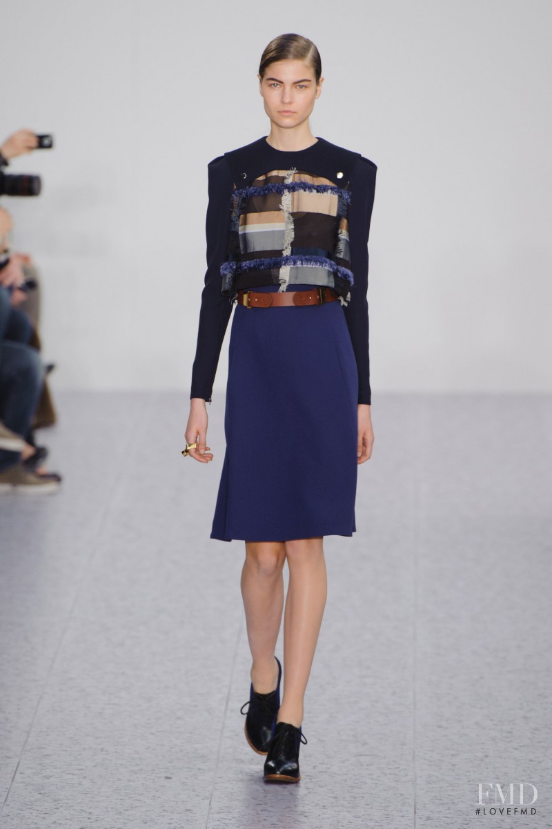 Lin Kjerulf featured in  the Chloe fashion show for Autumn/Winter 2013