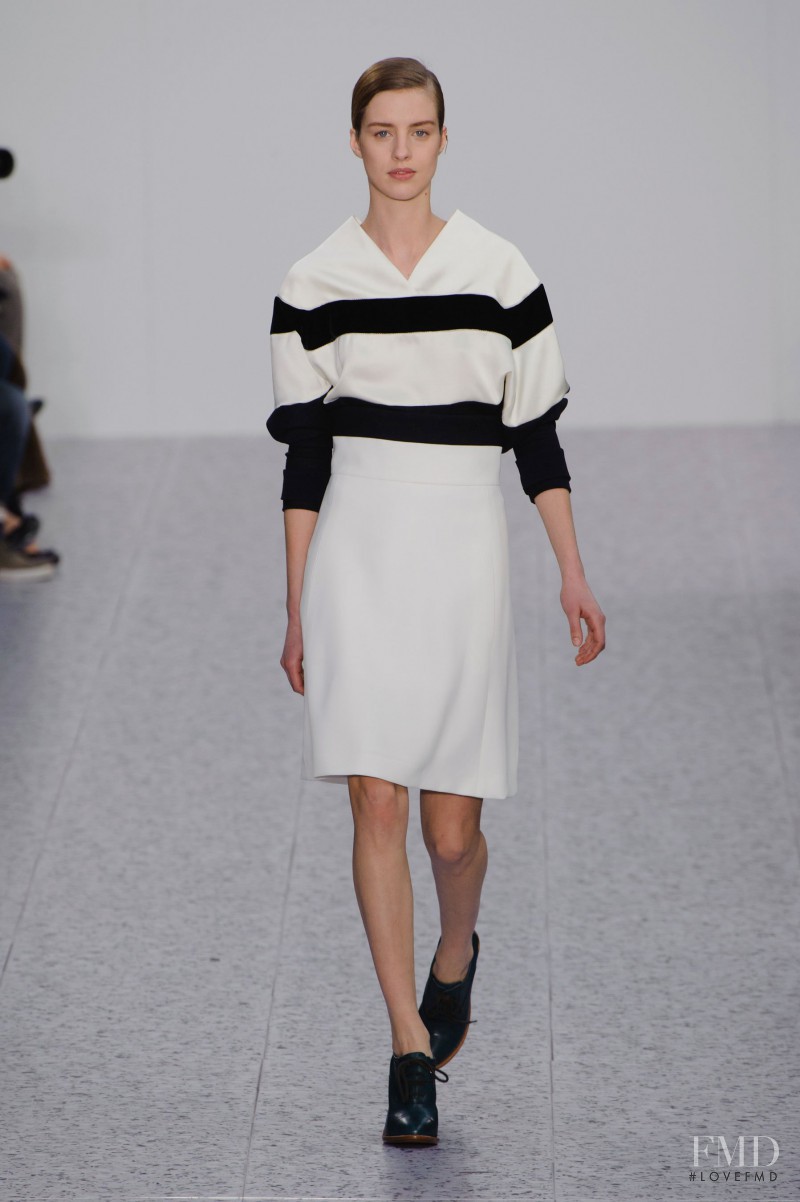 Julia Frauche featured in  the Chloe fashion show for Autumn/Winter 2013