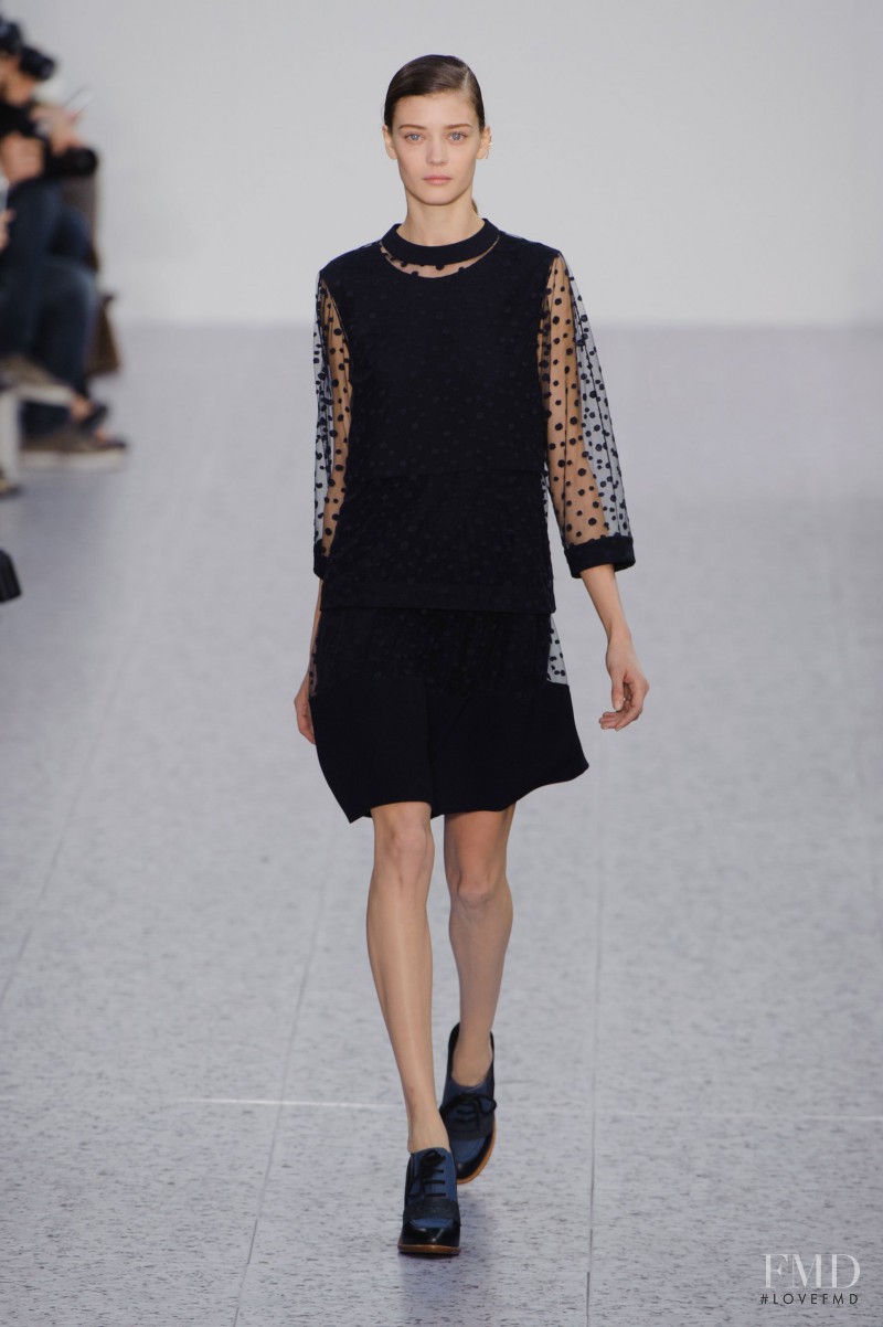Diana Moldovan featured in  the Chloe fashion show for Autumn/Winter 2013