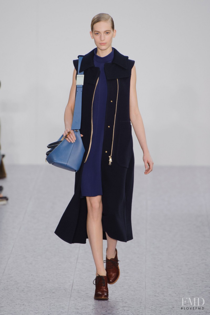 Vanessa Axente featured in  the Chloe fashion show for Autumn/Winter 2013