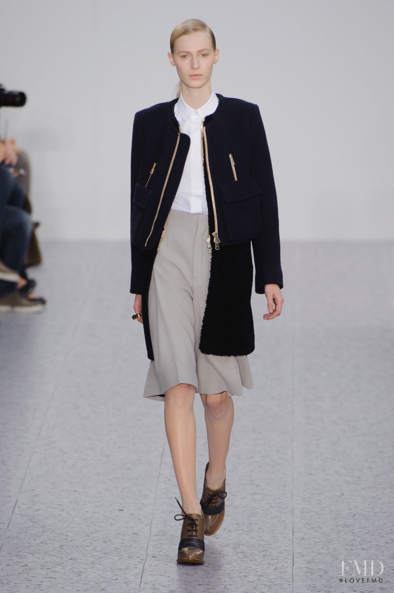 Julia Nobis featured in  the Chloe fashion show for Autumn/Winter 2013