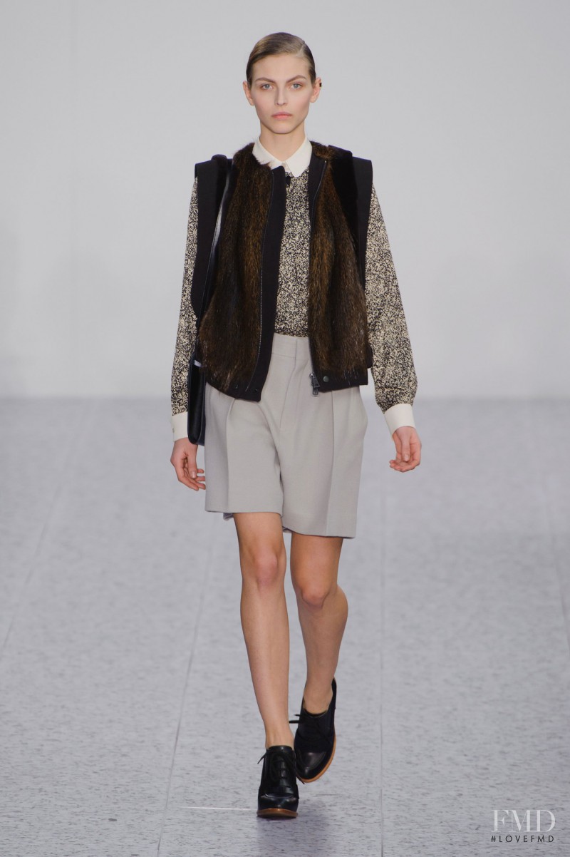 Karlina Caune featured in  the Chloe fashion show for Autumn/Winter 2013