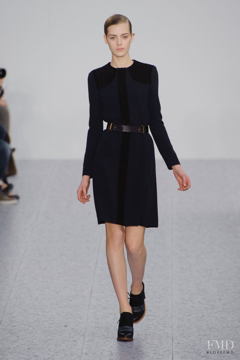 Esther Heesch featured in  the Chloe fashion show for Autumn/Winter 2013