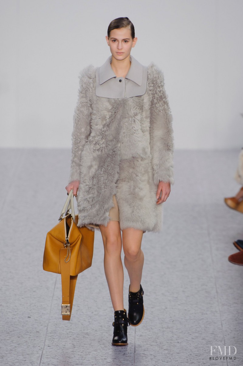 Jeanne Cadieu featured in  the Chloe fashion show for Autumn/Winter 2013
