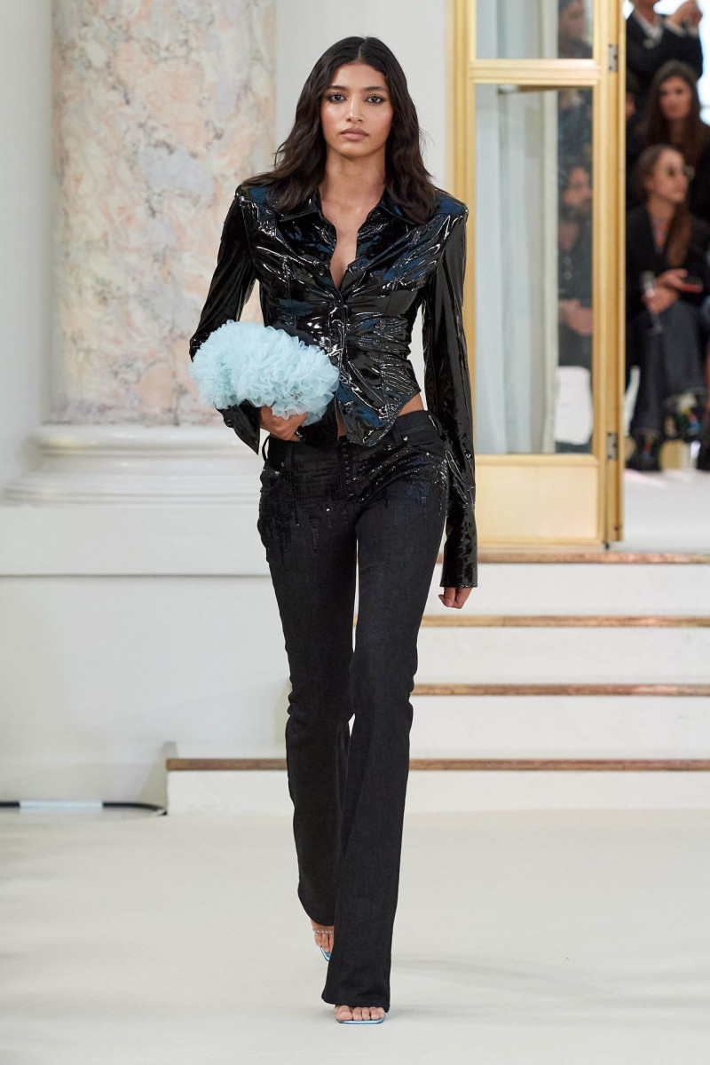 Maria Khan featured in  the Rotate by Birger Christensen fashion show for Spring/Summer 2024