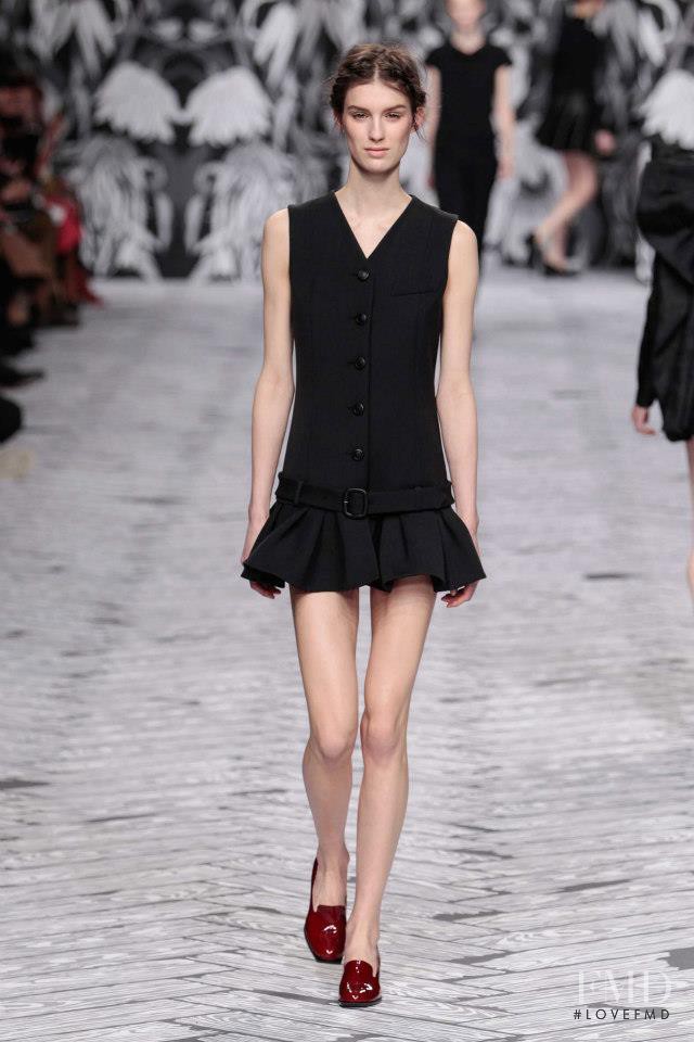 Marte Mei van Haaster featured in  the Viktor & Rolf fashion show for Autumn/Winter 2013
