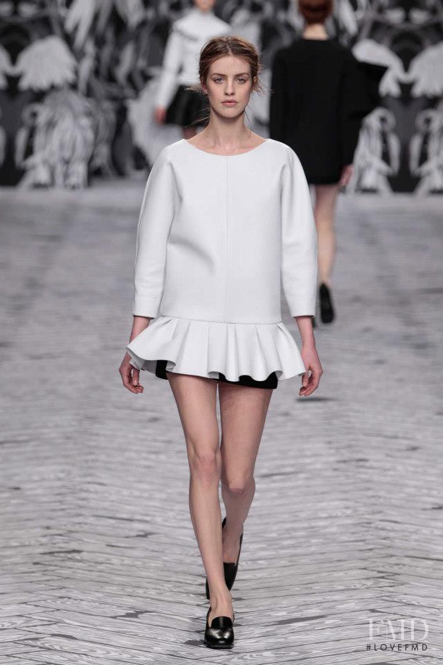 Julia Frauche featured in  the Viktor & Rolf fashion show for Autumn/Winter 2013