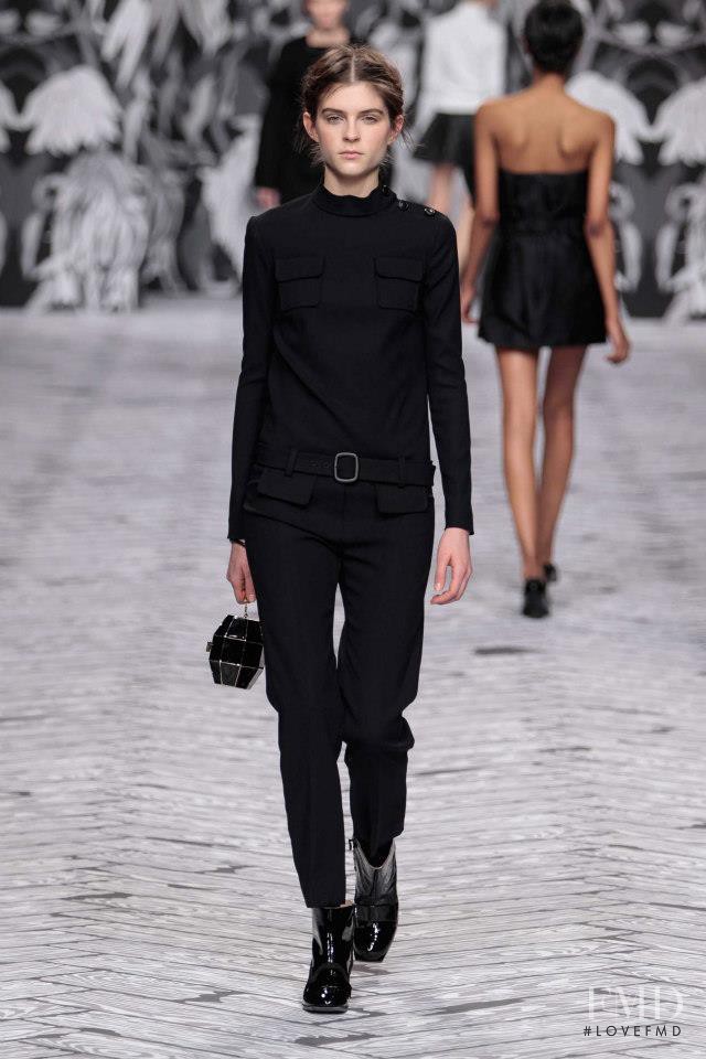 Kel Markey featured in  the Viktor & Rolf fashion show for Autumn/Winter 2013