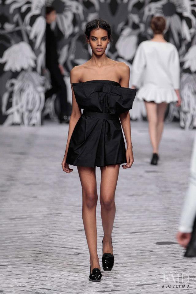 Grace Mahary featured in  the Viktor & Rolf fashion show for Autumn/Winter 2013