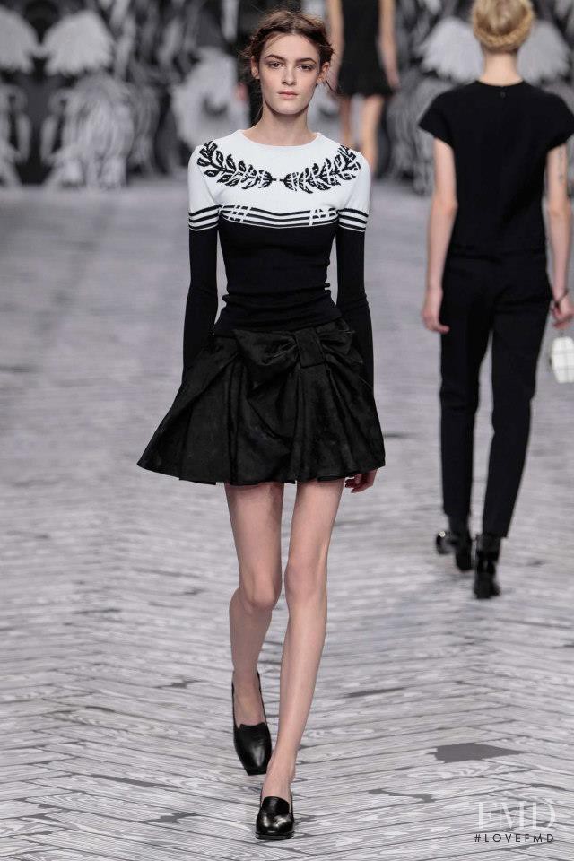 Kremi Otashliyska featured in  the Viktor & Rolf fashion show for Autumn/Winter 2013