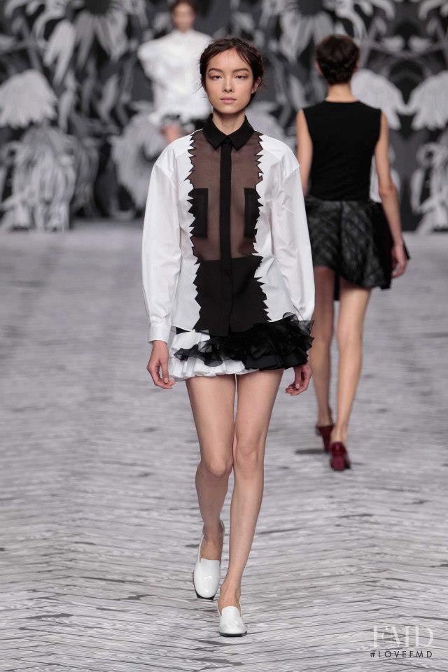 Fei Fei Sun featured in  the Viktor & Rolf fashion show for Autumn/Winter 2013