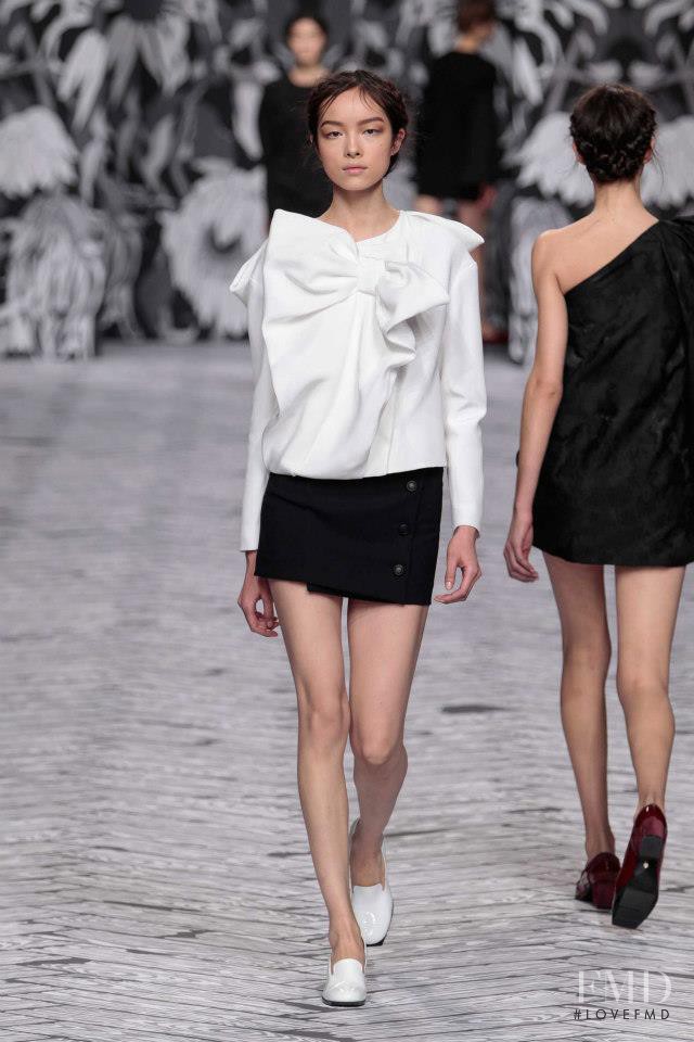 Fei Fei Sun featured in  the Viktor & Rolf fashion show for Autumn/Winter 2013