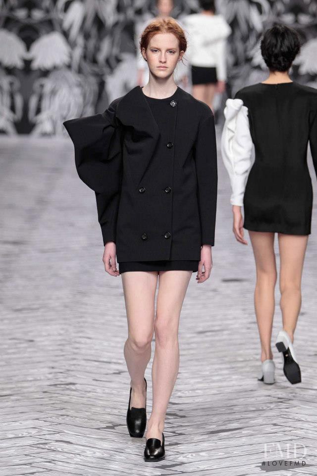 Magdalena Jasek featured in  the Viktor & Rolf fashion show for Autumn/Winter 2013