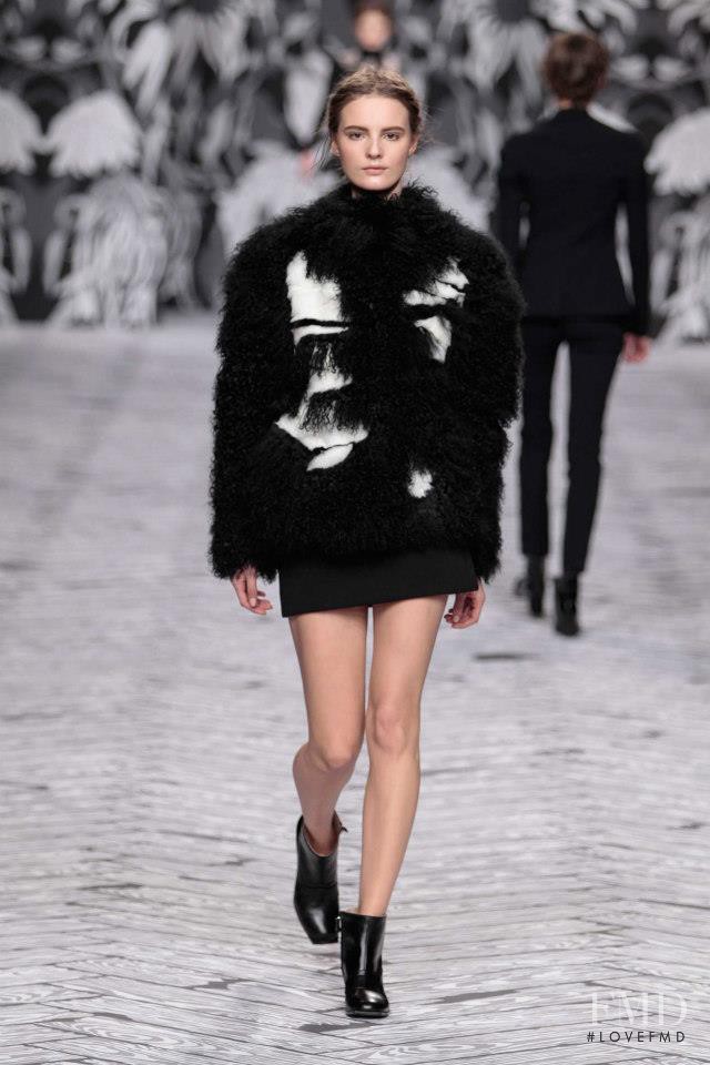 Tilda Lindstam featured in  the Viktor & Rolf fashion show for Autumn/Winter 2013