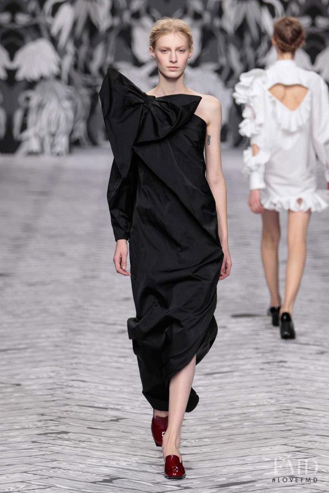 Julia Nobis featured in  the Viktor & Rolf fashion show for Autumn/Winter 2013