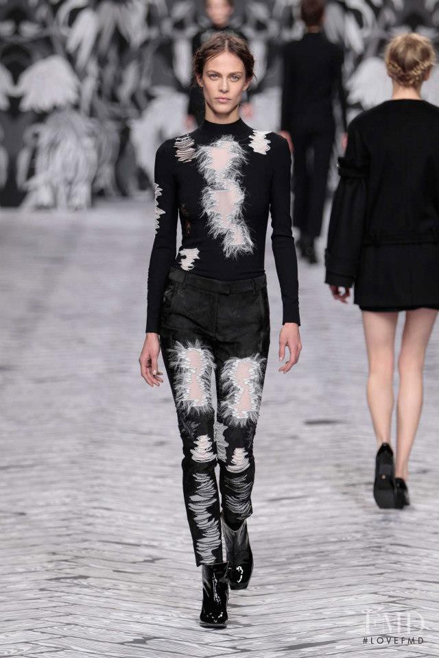 Aymeline Valade featured in  the Viktor & Rolf fashion show for Autumn/Winter 2013