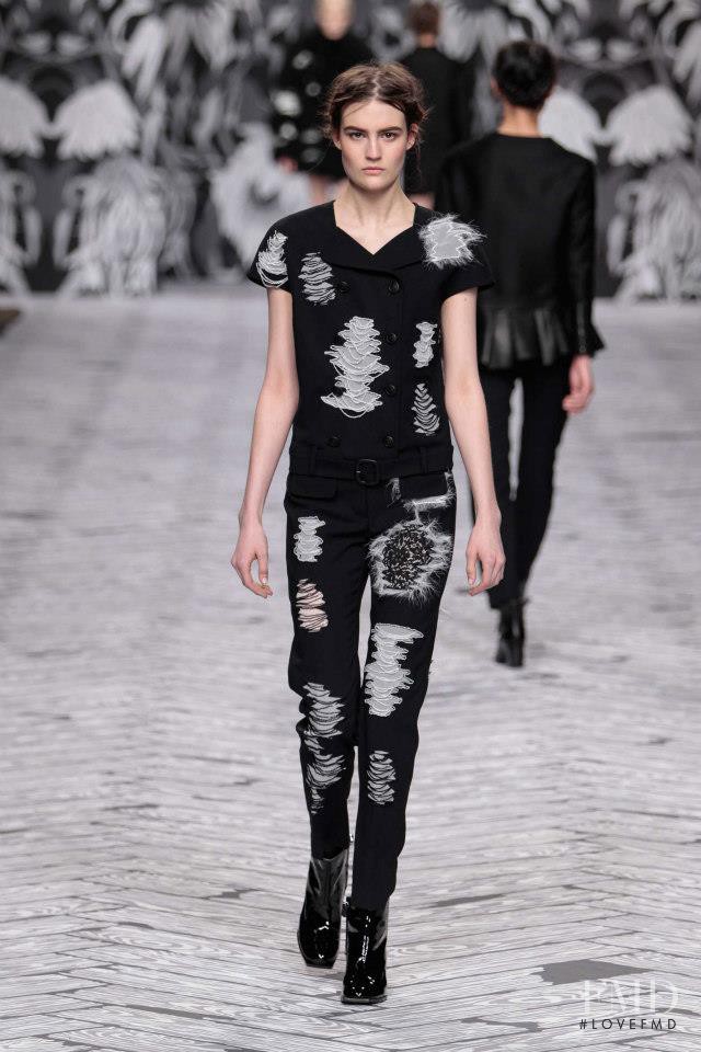 Maria Bradley featured in  the Viktor & Rolf fashion show for Autumn/Winter 2013