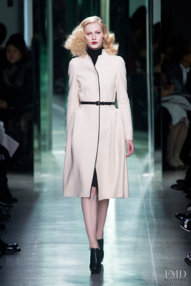 Julia Nobis featured in  the Bottega Veneta fashion show for Autumn/Winter 2013