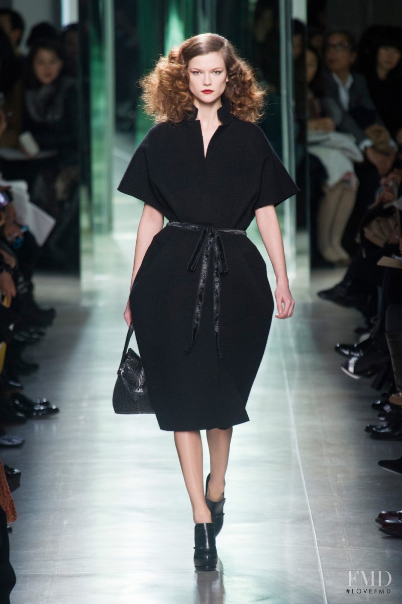 Kasia Struss featured in  the Bottega Veneta fashion show for Autumn/Winter 2013