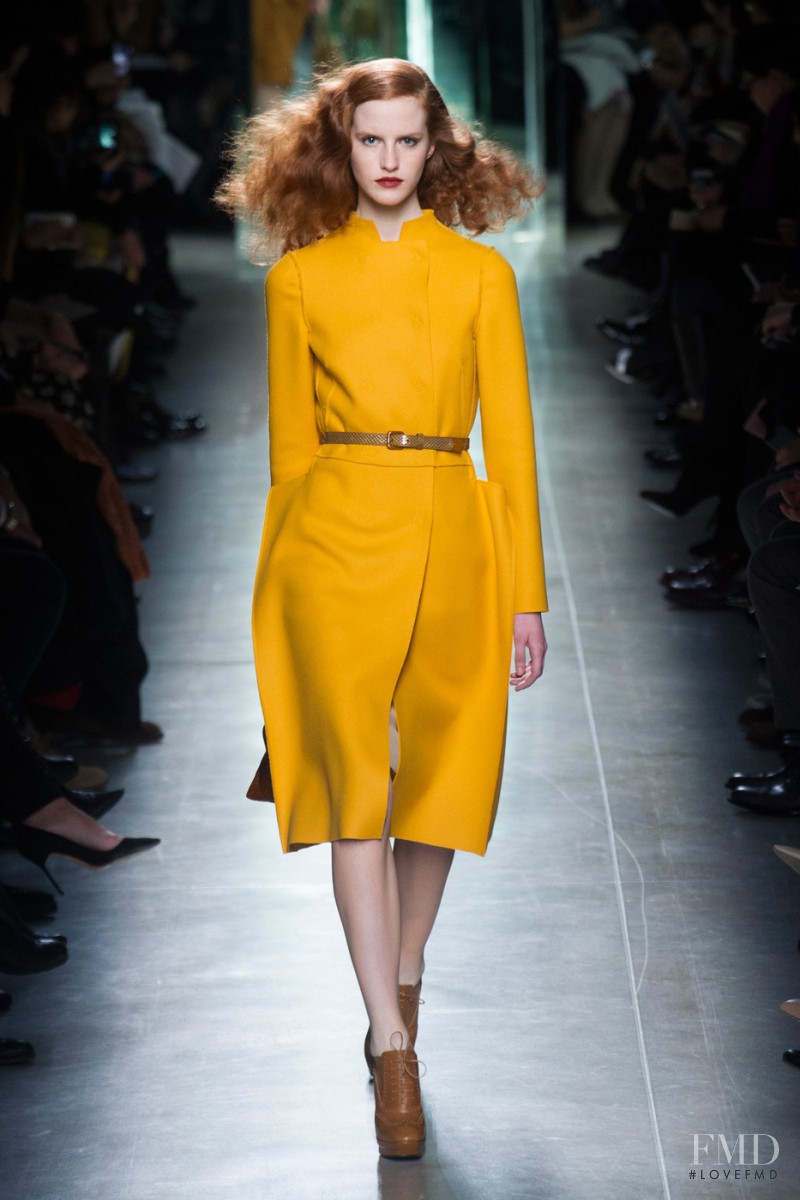 Magdalena Jasek featured in  the Bottega Veneta fashion show for Autumn/Winter 2013