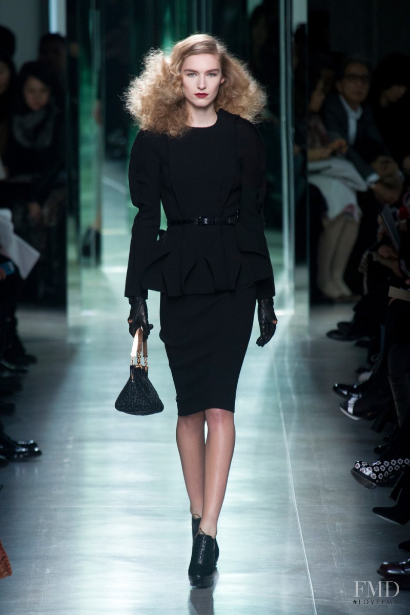 Manuela Frey featured in  the Bottega Veneta fashion show for Autumn/Winter 2013