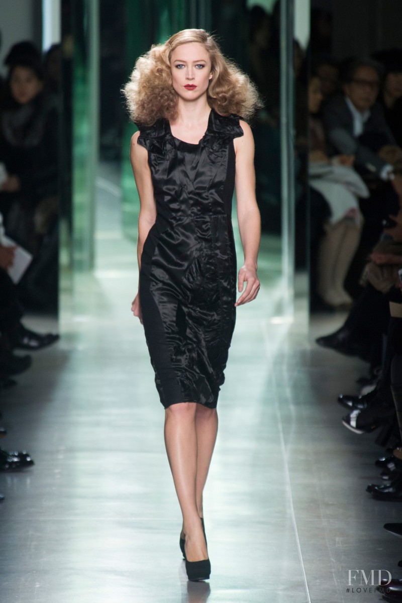 Raquel Zimmermann featured in  the Bottega Veneta fashion show for Autumn/Winter 2013