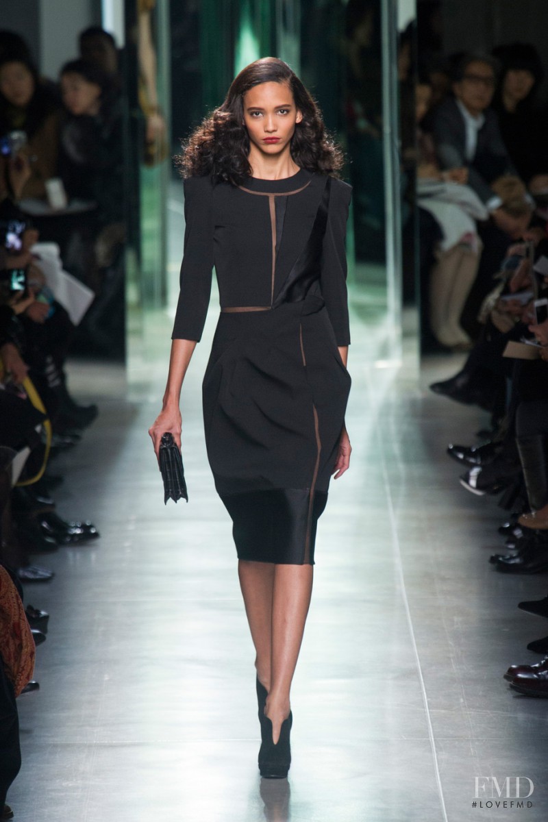 Cora Emmanuel featured in  the Bottega Veneta fashion show for Autumn/Winter 2013