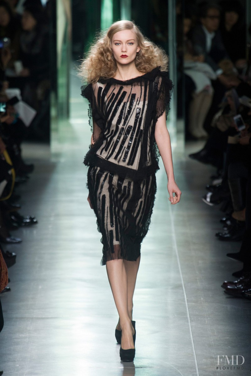 Katerina Ryabinkina featured in  the Bottega Veneta fashion show for Autumn/Winter 2013